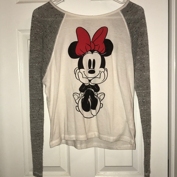 Long Sleeve Minnie Mouse Tee - Picture 1 of 2